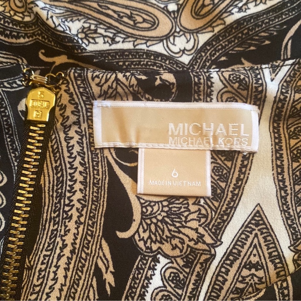 Michael Michael Kors Solid Border Paisley Shift D… - image 7
